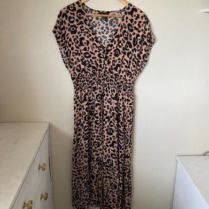 New Look Leopard Print Midi Dress